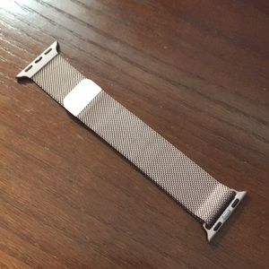 Rose Gold 42mm Apple Watch Replacement Band